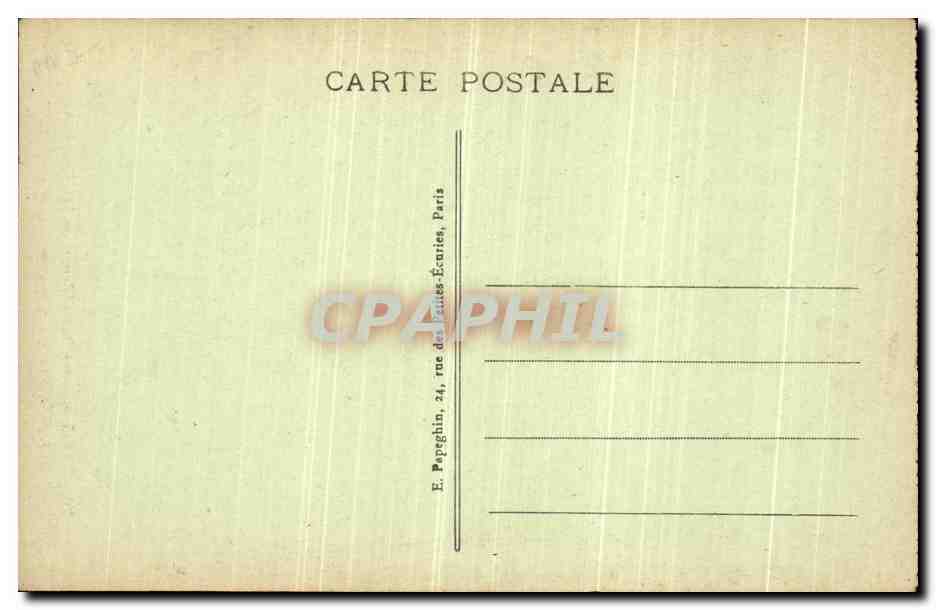 CPA Paris Notre Dame Portail de droite — Verso
