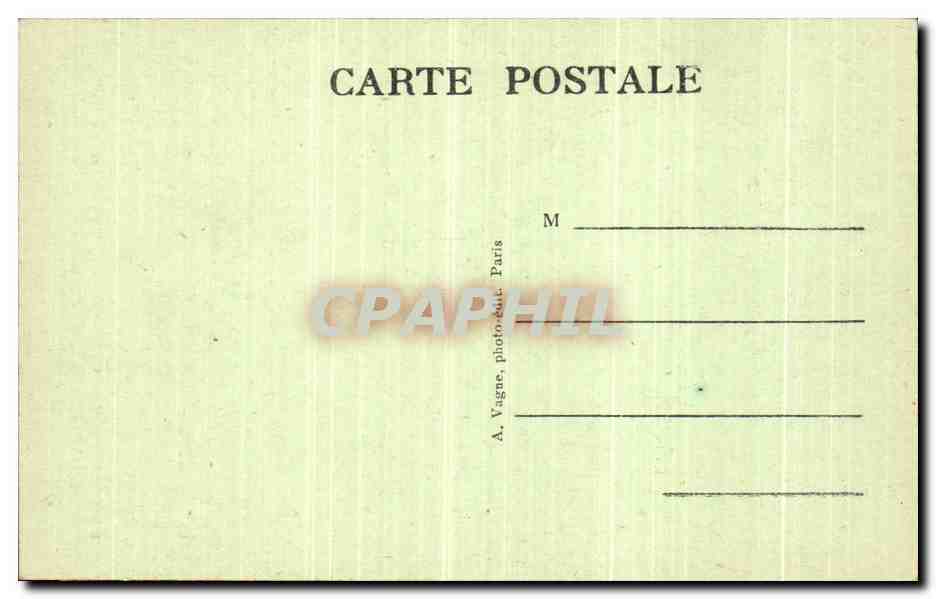 CPA Paris Eglise Saint Eustache Tombeau de Colbert — Verso