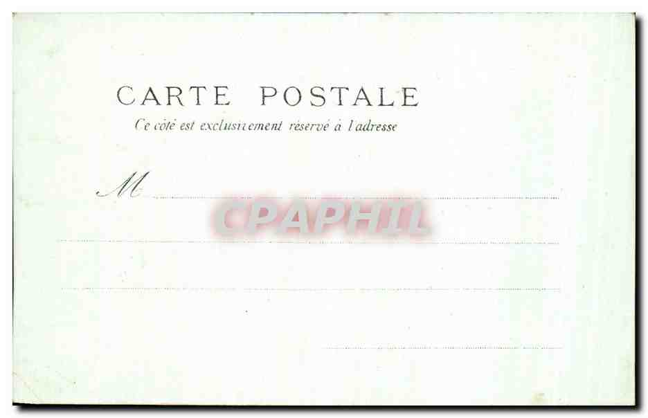 CPA Paris Exposition universelle 1900 La Turquie — Rückseite