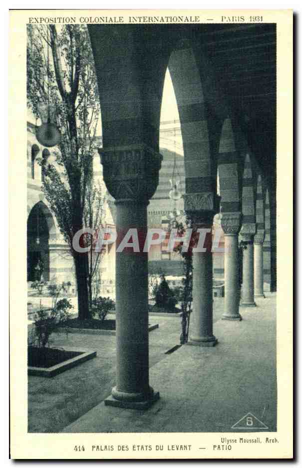 CPA Paris Palais Des Etats Du Levant Exposition coloniale 1931