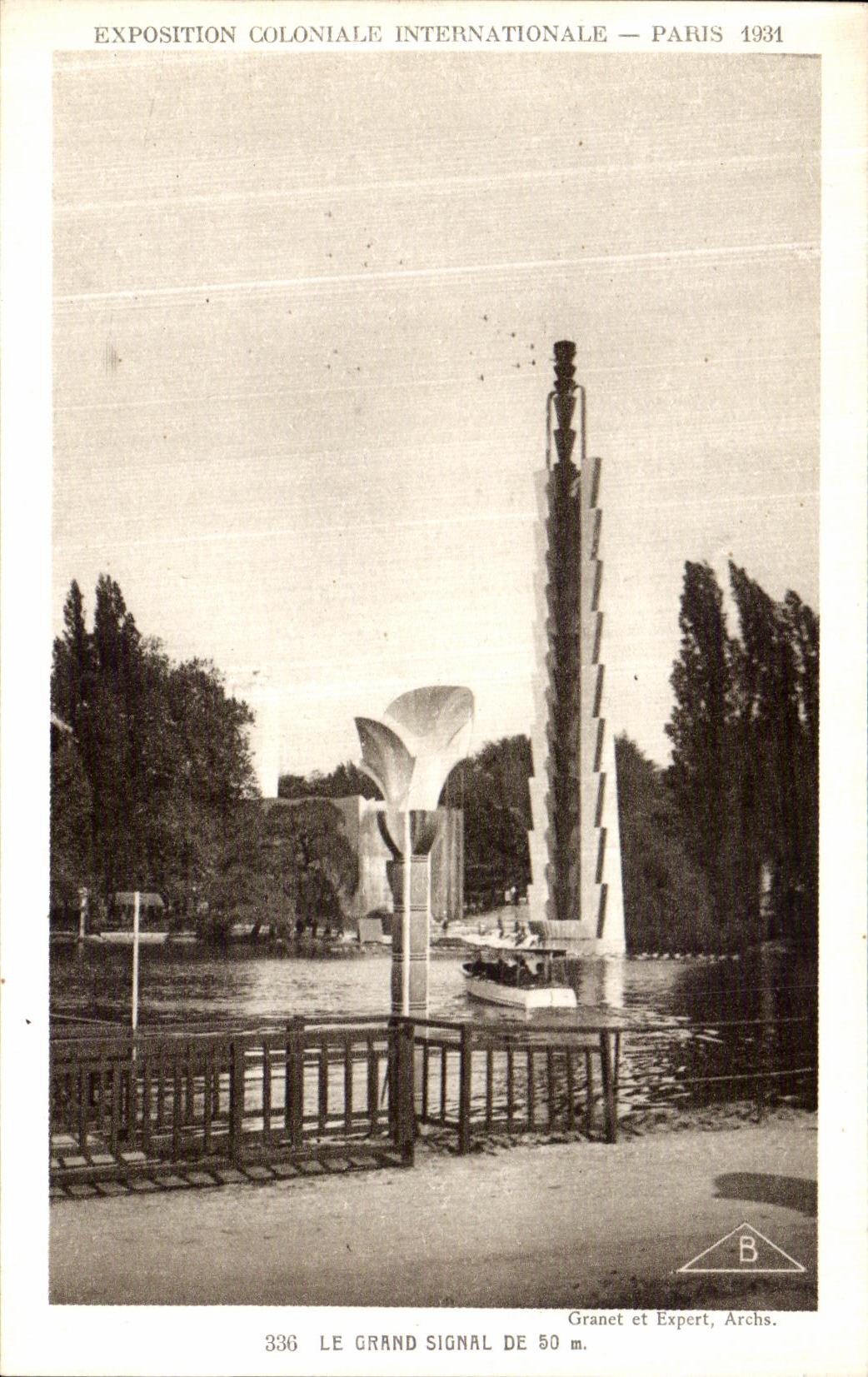 CPA Paris Exposition coloniale internationale 1931 Grande Signal De 50m