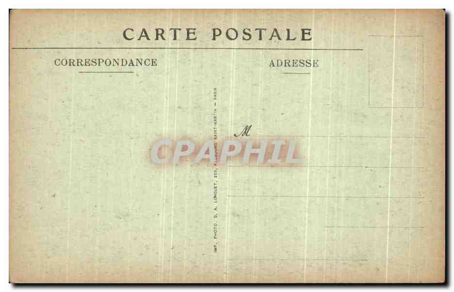 CPA Basilique du Sacre Coeur de Montmartre Arcatures et gargouille d une chapelle absidale — Rückseite