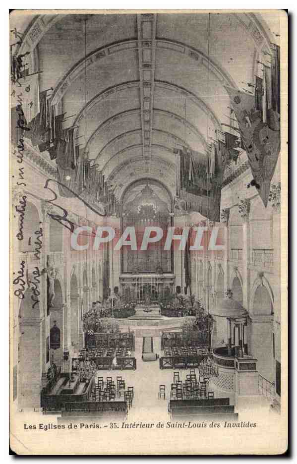 CPA Les Eglise de Paris Interieur de Saint Louis des Invalides