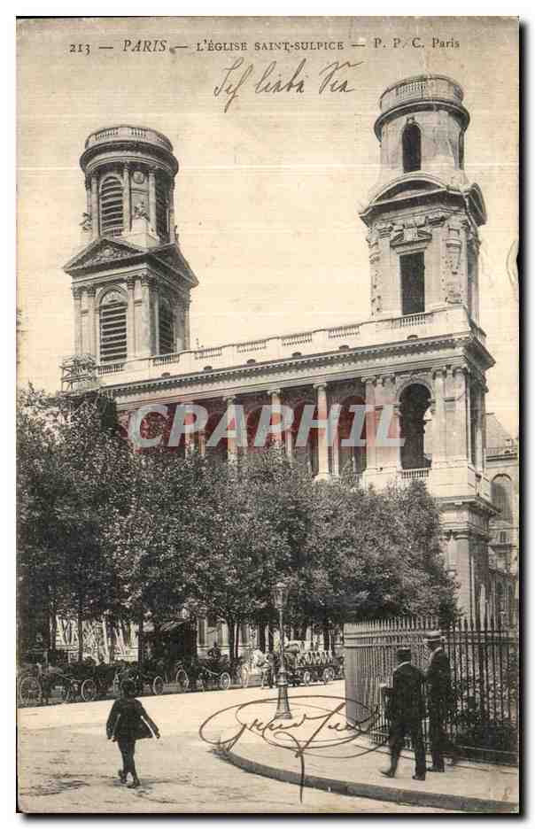 CPA Paris L Eglise Saint Sulpice P P C Paris
