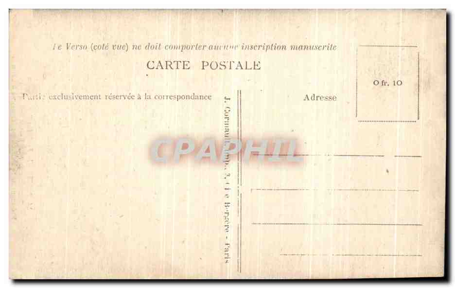 CPA Paris le Pantheon Les Caveaux Tombeau de Sadi Carnot President de la Republique assassine a Lyon — Rückseite