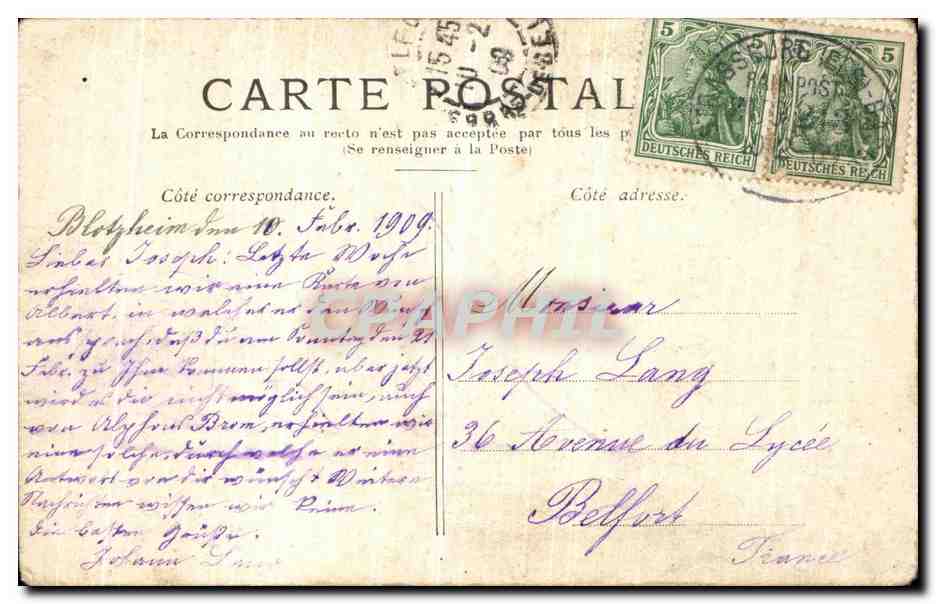 CPA Paris L Eglise Saint Germain des Pres — Rückseite
