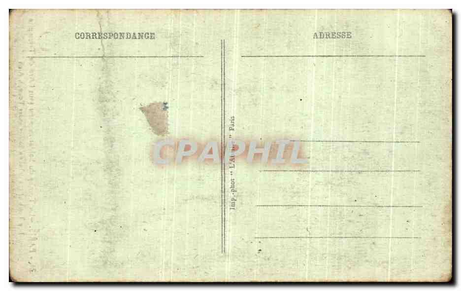 CPA Paris La Tombe du Soldat Inconnu Sous L Arc de Triomphe — Rückseite