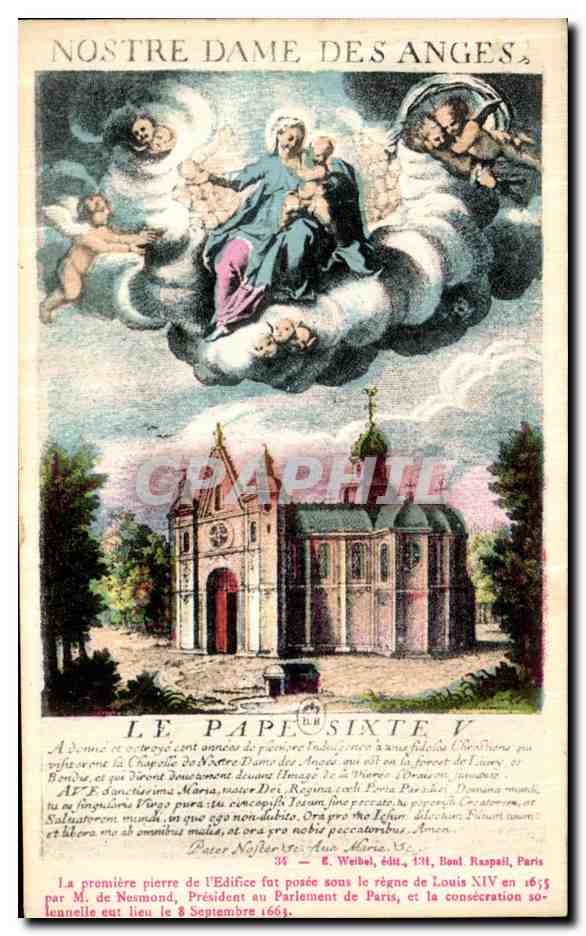 CPA Paris Notre Dame des Anges