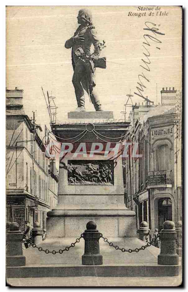 CPA Paris Statue de rouget de l isle