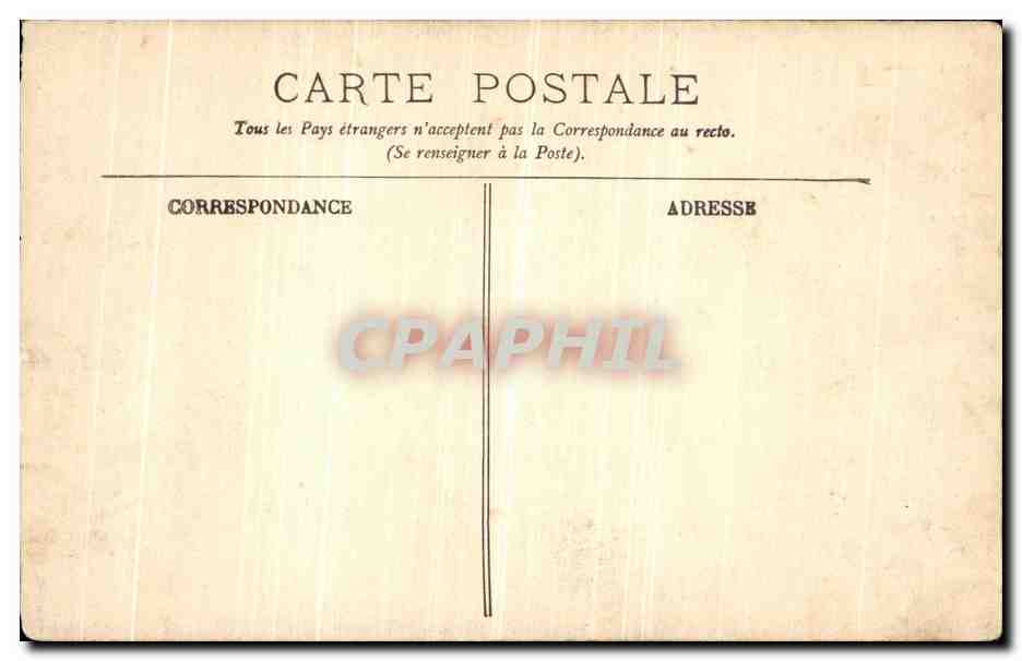 CPA Paris Eglise Saint Sulpice Les orgues  — Verso