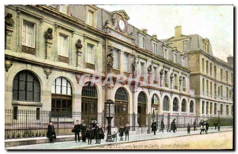 CPA Paris Lycee Janson de Sailly Entree principale
