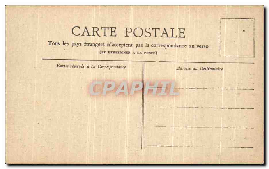 CPA Paris Le Square et le Musee de Cluny — Rückseite