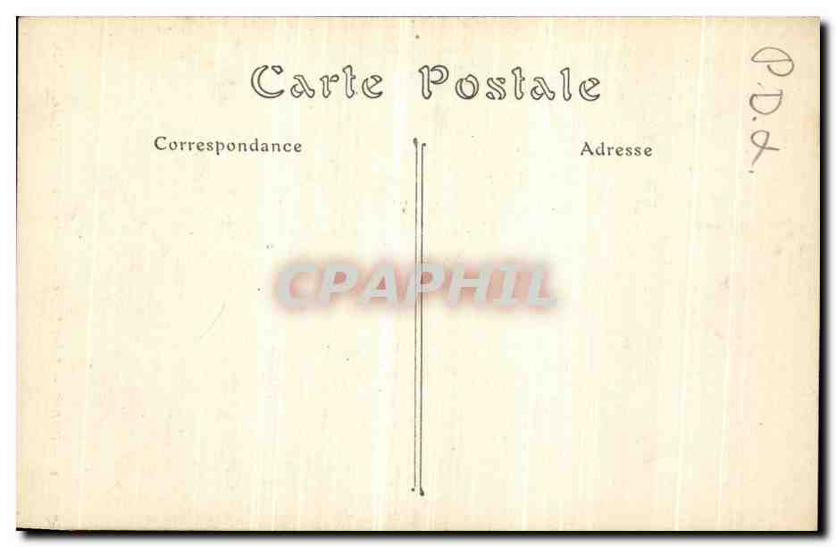 CPA Paris Notre Dame Contreforts de L Abside — Verso