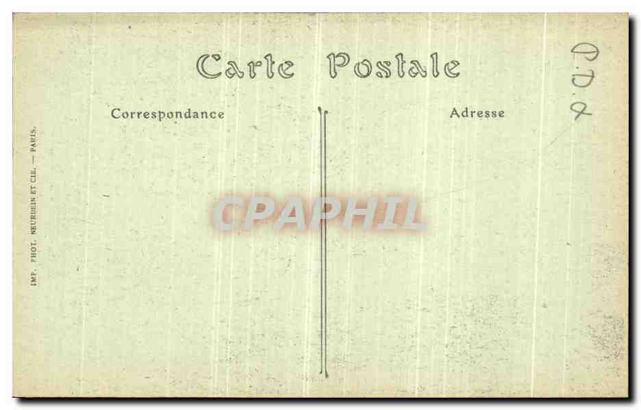 CPA Paris Notre Dame Contreforts et pinacles — Verso