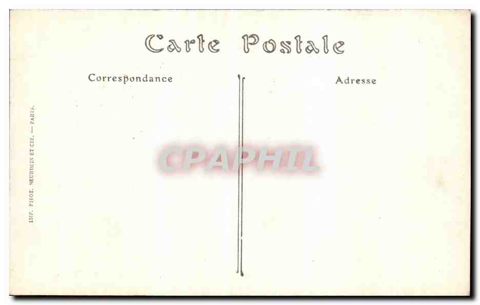 CPA Paris Notre Dame Base de la fleche  — Verso