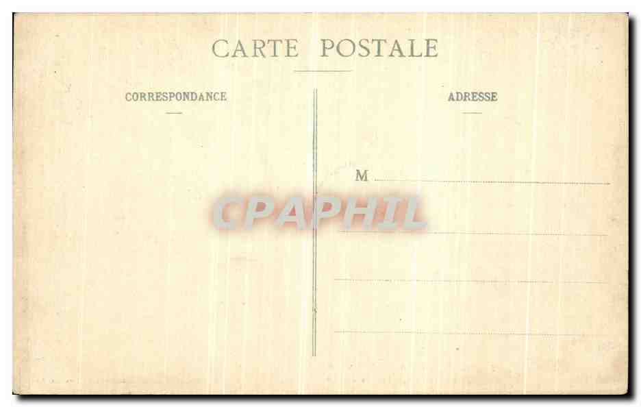 CPA Inondations du Janvier Paris Avenue d Antin — Rückseite