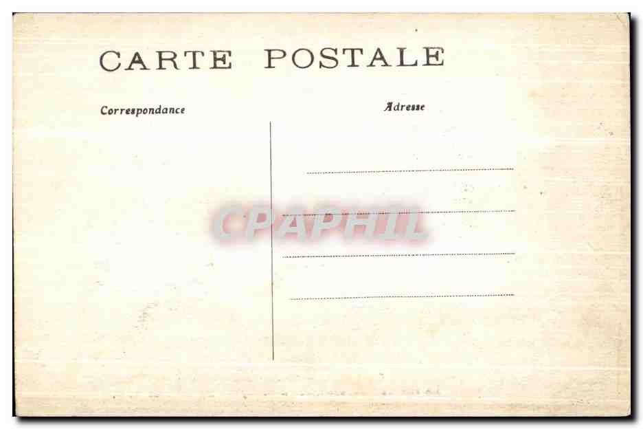 CPA Paris Inondations La vue de Poitiers — Rückseite