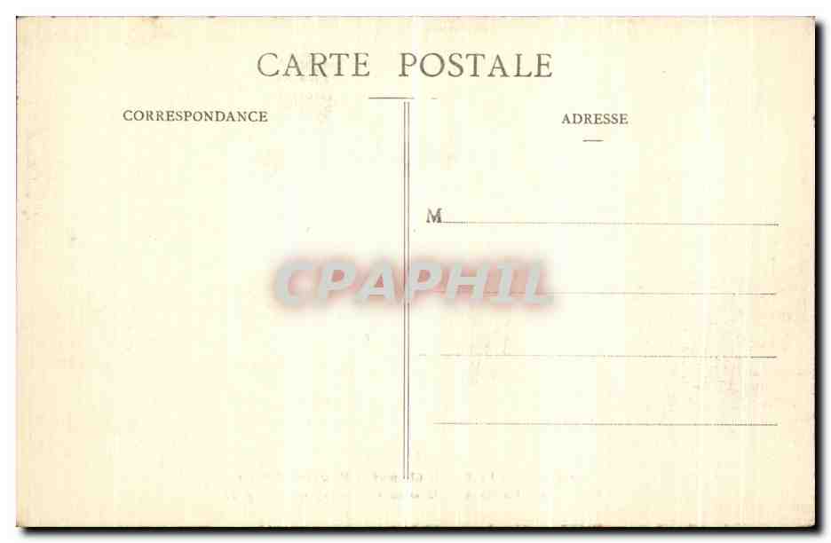 CPA La Crue de la Seine Un Sauvetage Quai des Grands Augustins — Rückseite