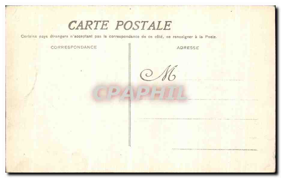 Paris - Inondations 1910 - Auteuil Rue Gros — F.F. Paris — Rückseite