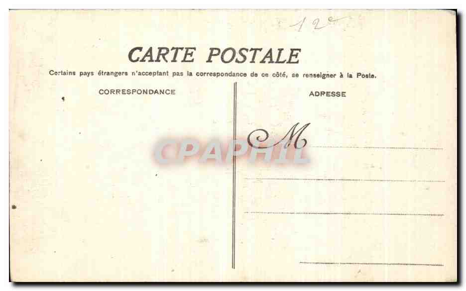 Paris - Inondations 1915 - Quai de la Rapée, la Seine — F.F. Paris, n°42 — Rückseite