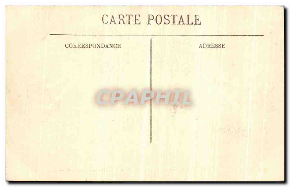 Inondations de Paris (Janvier 1910) — Entrée de la Gare des Invalides — LL. — Rückseite