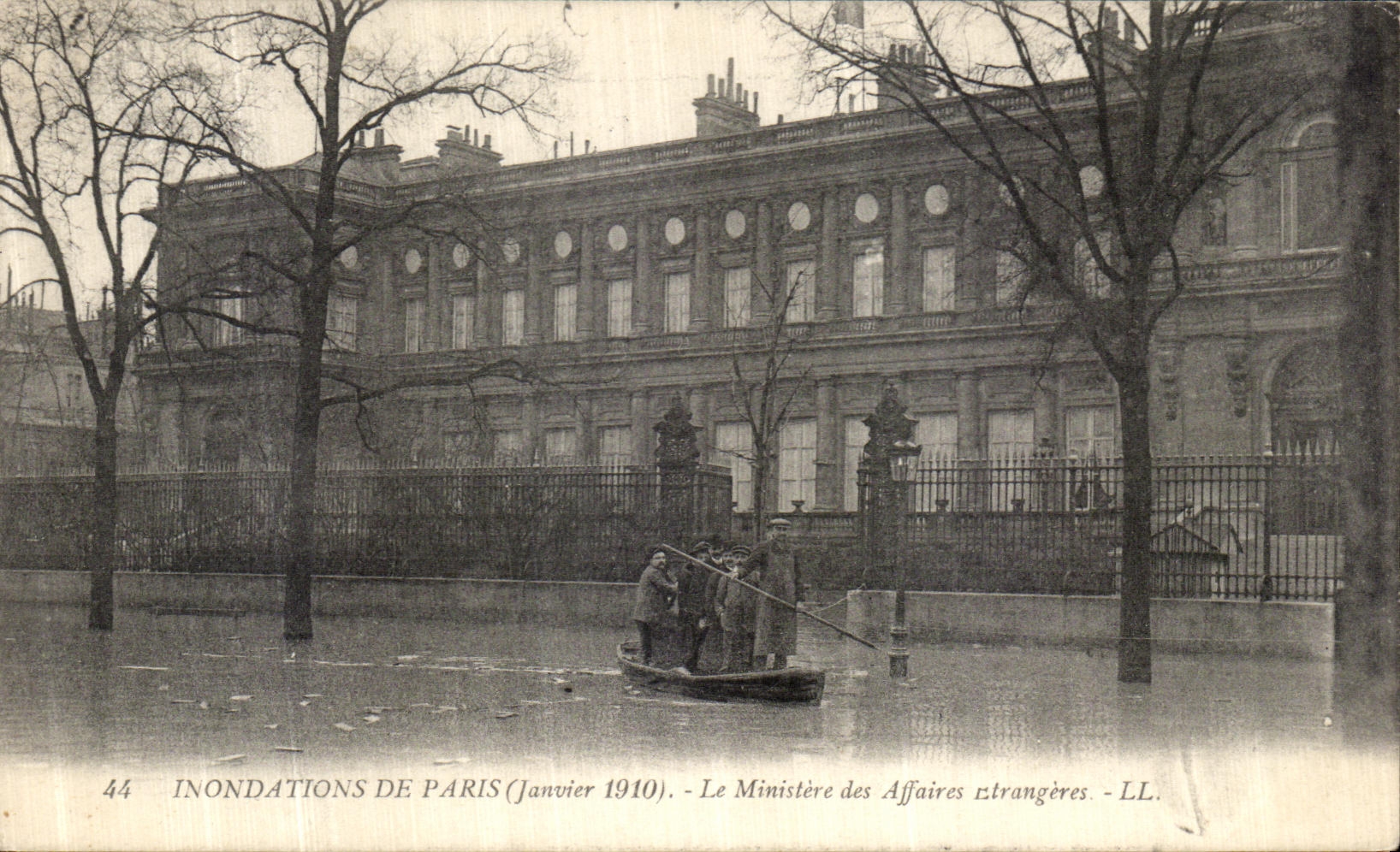 CPA Paris Inondation De Le Ministere des Affaires Etrangeres