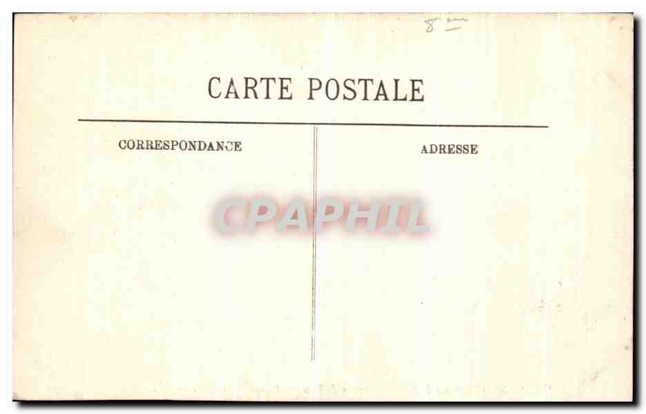 Inondations de Paris (Janvier 1910) — Avenue Montaigne — LL. n° 221 — Rückseite