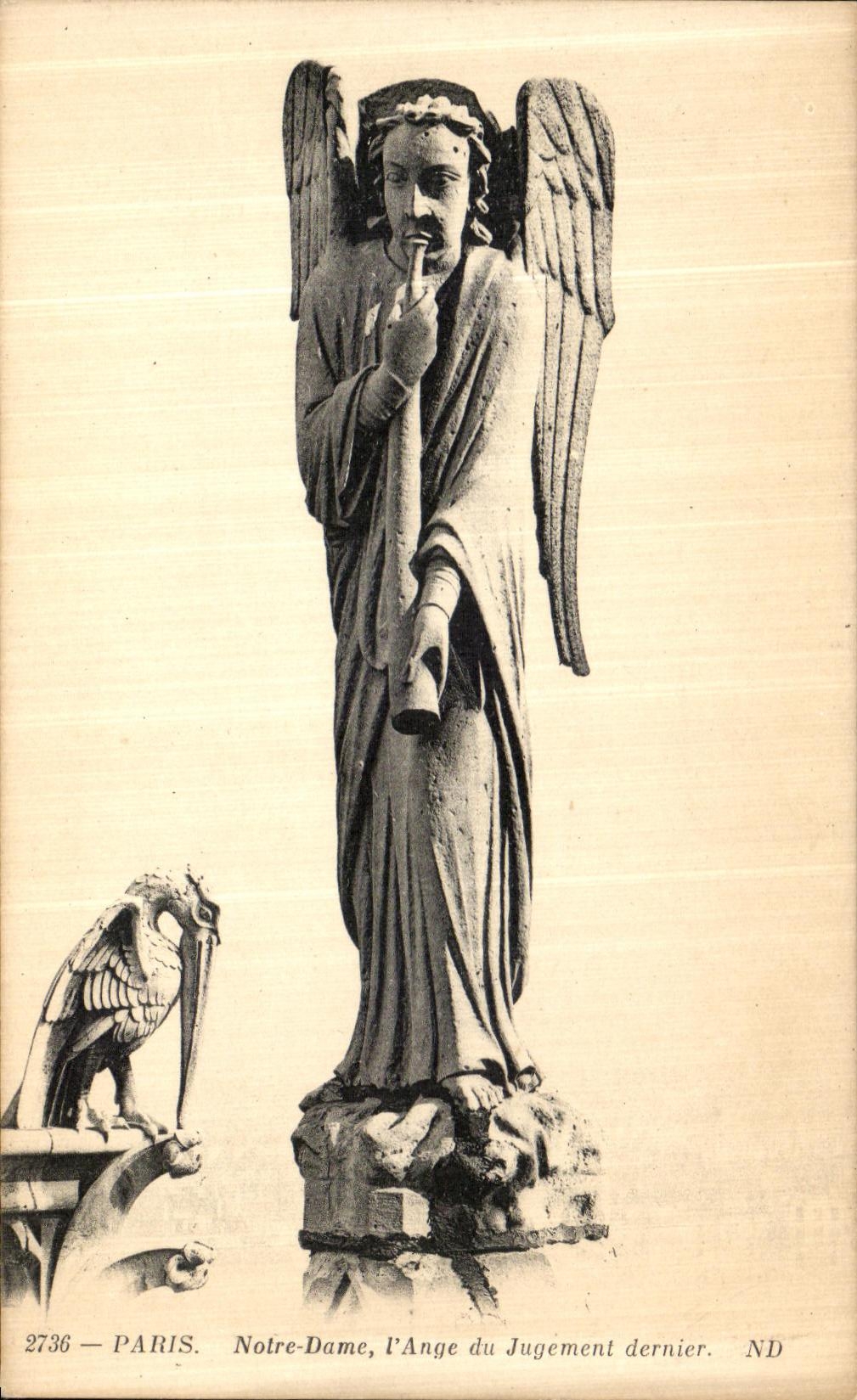 CPA Paris Notre Dame L Ange du Jugement Dernier