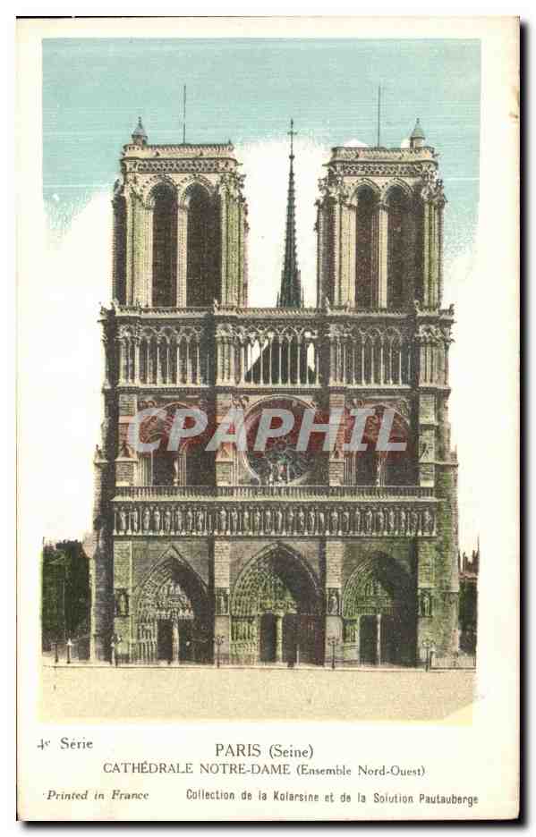 CPA Paris Notre Dame Cathedrale