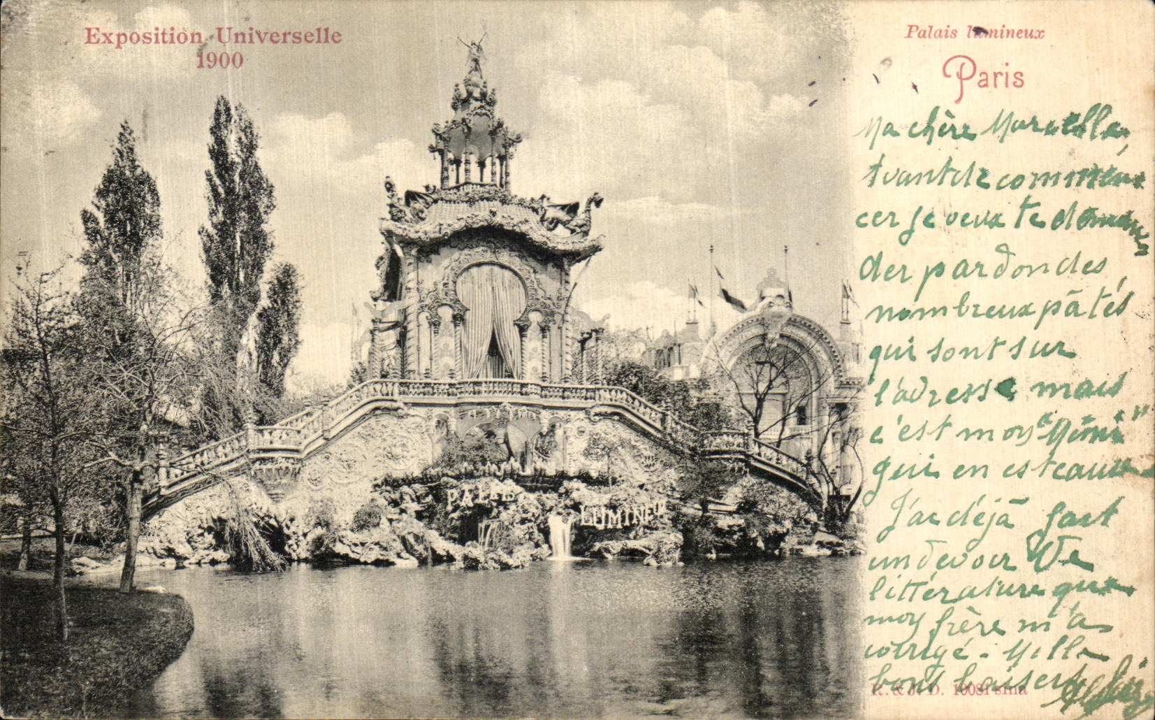 CPA Paris Exposition universelle 1900 Palais lumineux 