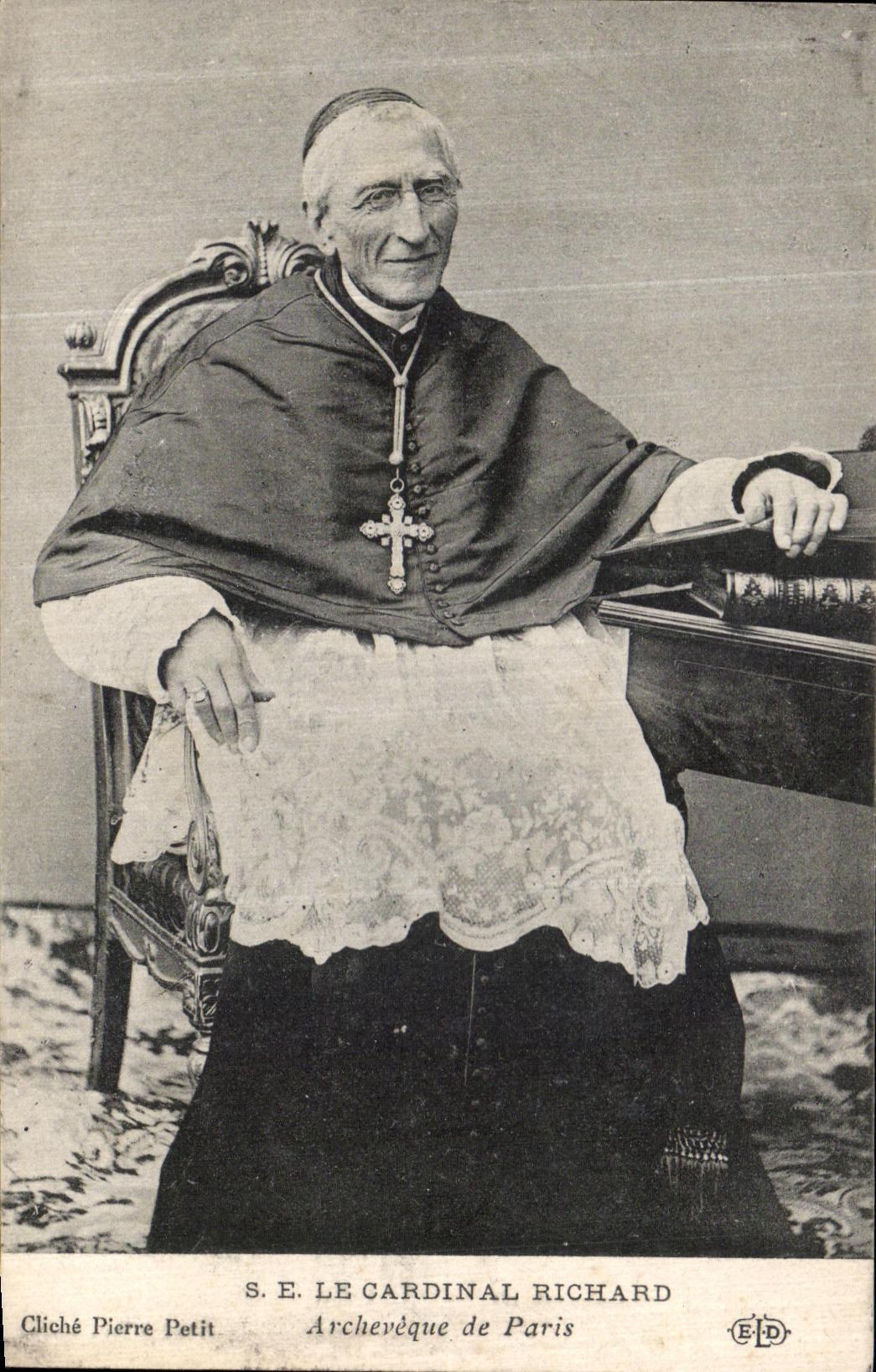 CPA Paris Le Cardinal Richard Archeveque de Paris 