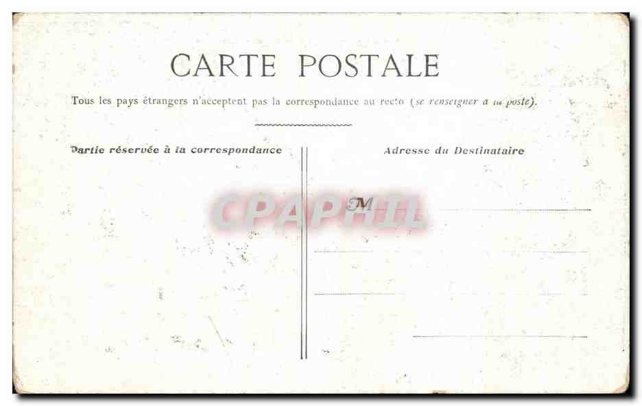 CPA Paris Les Grandes Boulevards — Rückseite