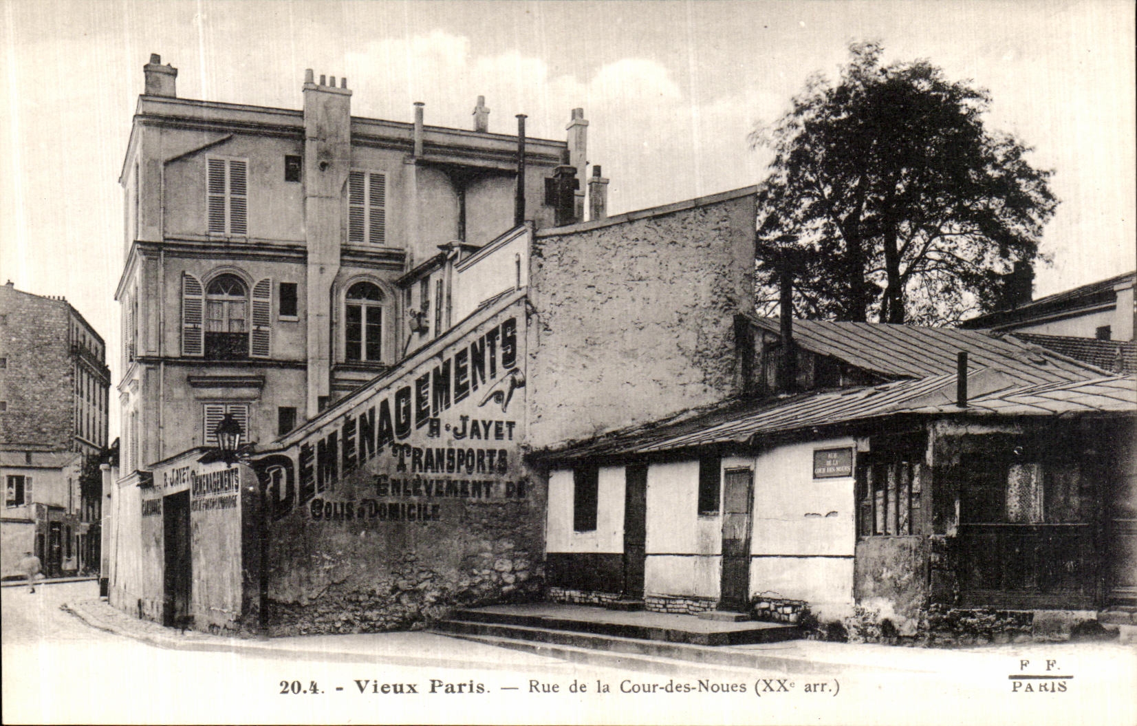 CPA Paris Rue de la Cour des Noues