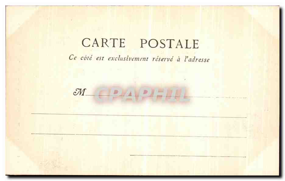 CPA Paris Le Monument De Charlet — Rückseite