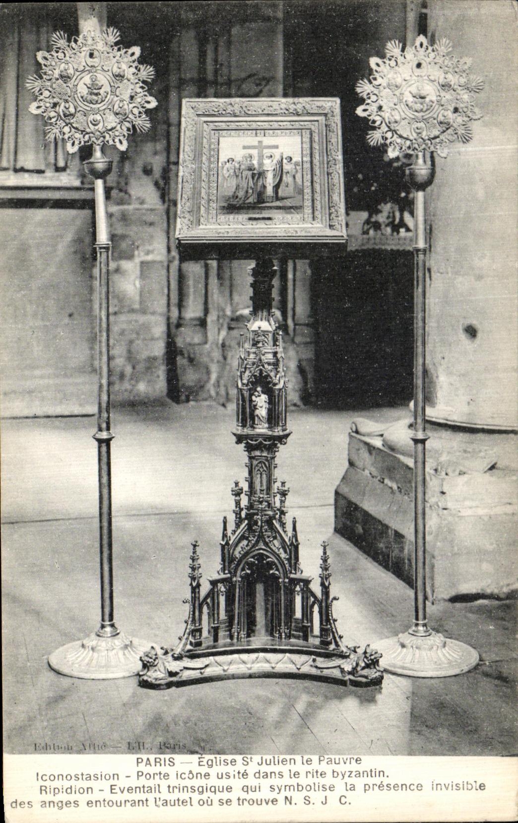 CPA Paris L Eglise Saint Julien le Pauvre