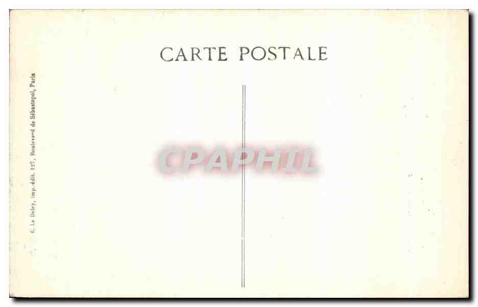 CPA Paris L Obelisque Place de la Concorde — Rückseite