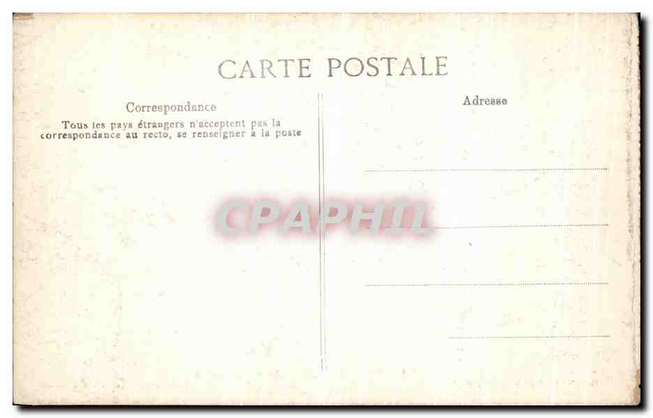 CPA La Conciergerie Salle des Gardes — Verso
