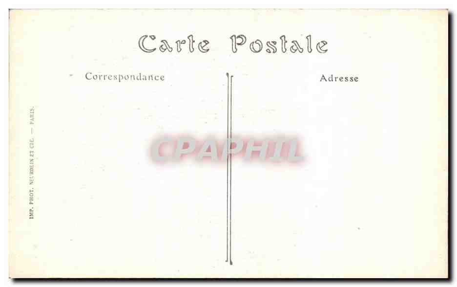 CPA Paris Notre Dame Tour sud — Verso