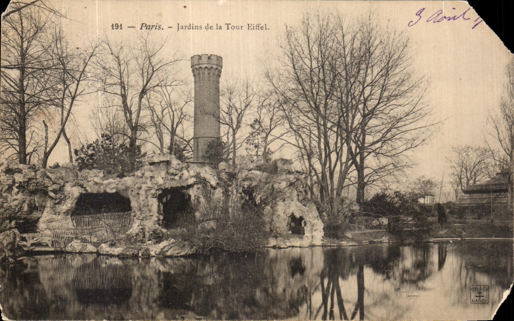 CPA Paris Jardins de la Tour Eiffel