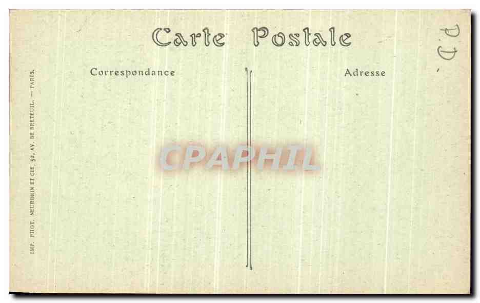 CPA Paris Notre Dame Abside cote nord — Rückseite
