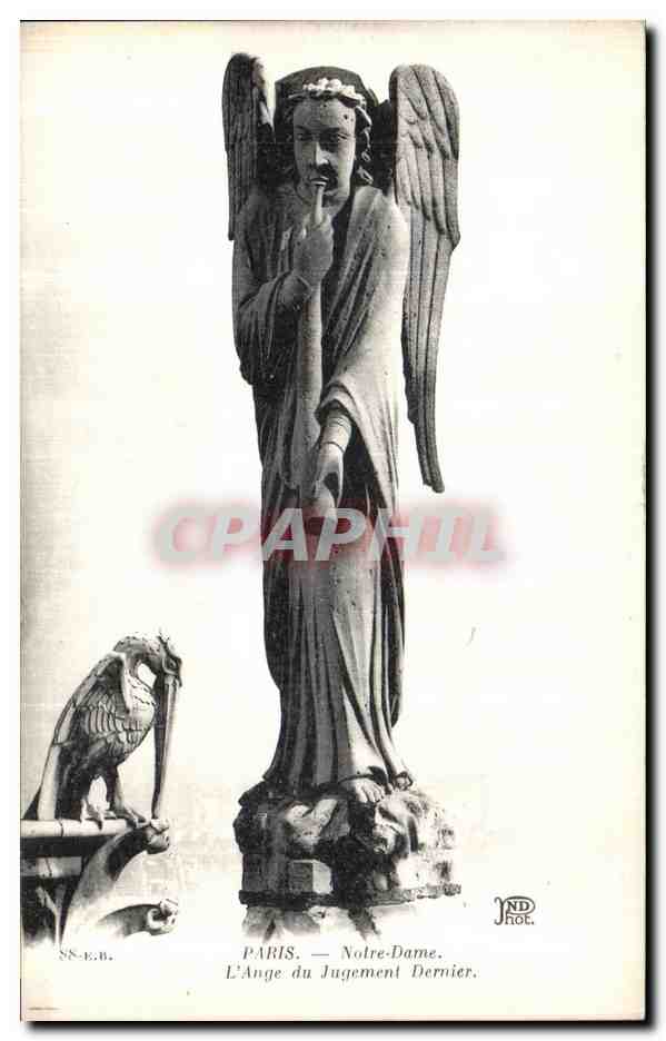 CPA Paris Notre Dame L Ange du Jugement Dernier