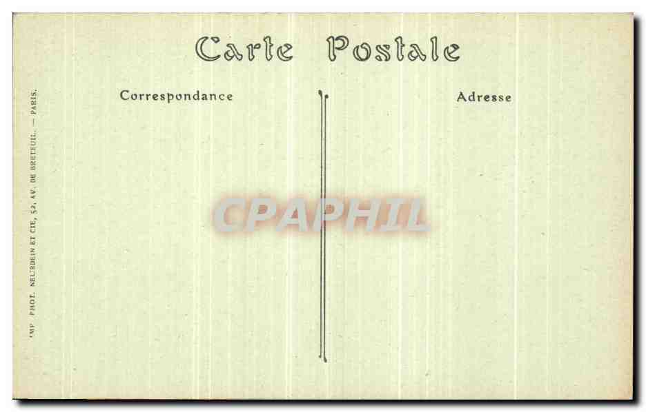 CPA Paris Notre Dame L Ange du Jugement Dernier — Verso