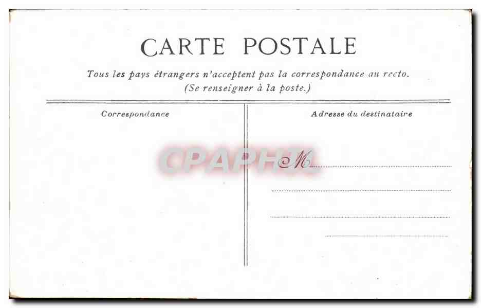 CPA Paris Vue Generale de Notre Dame — Verso
