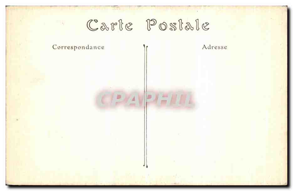 CPA Paris La Crypte de la Sainte Chapelle — Verso