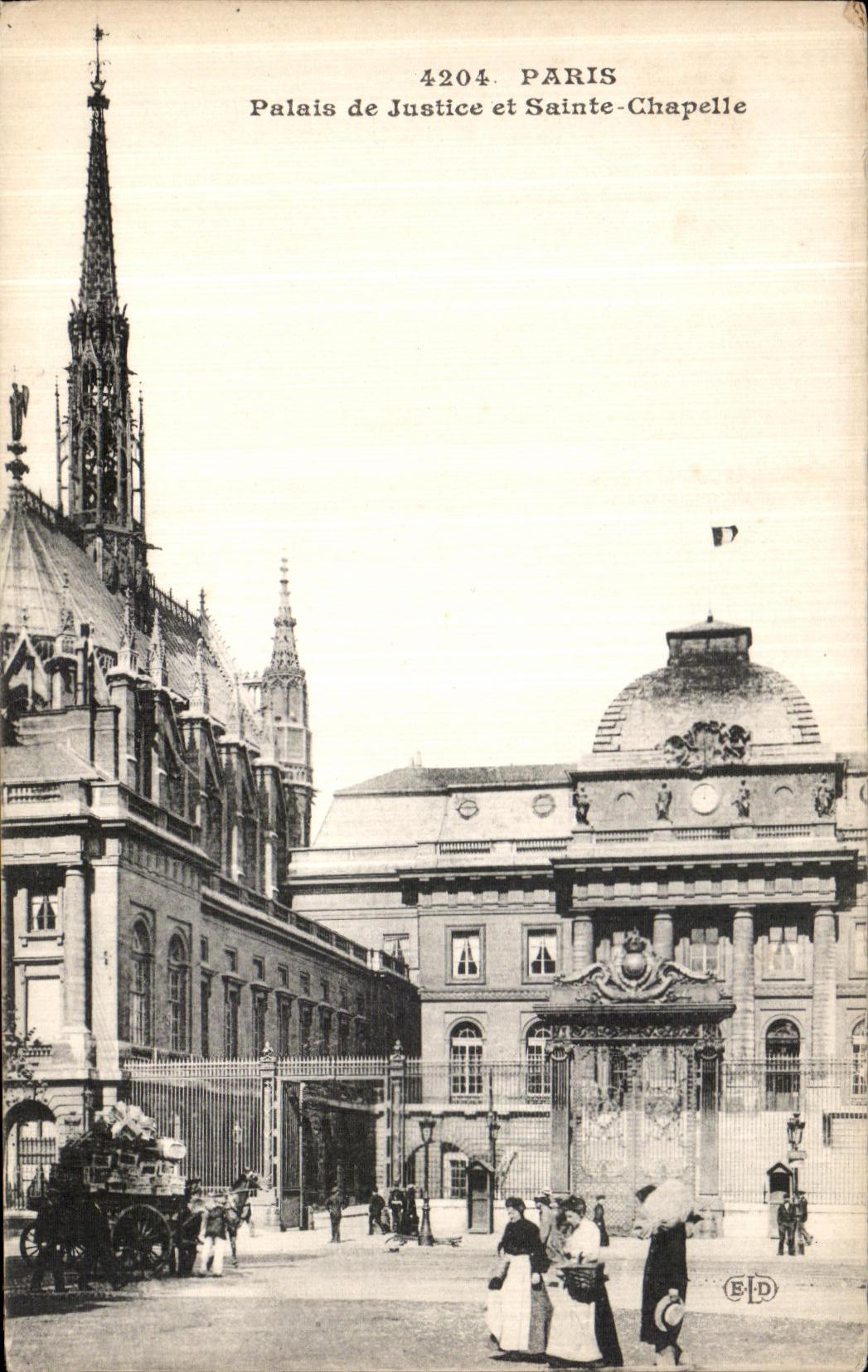 CPA Paris Palais de Justice et Sainte Chapelle