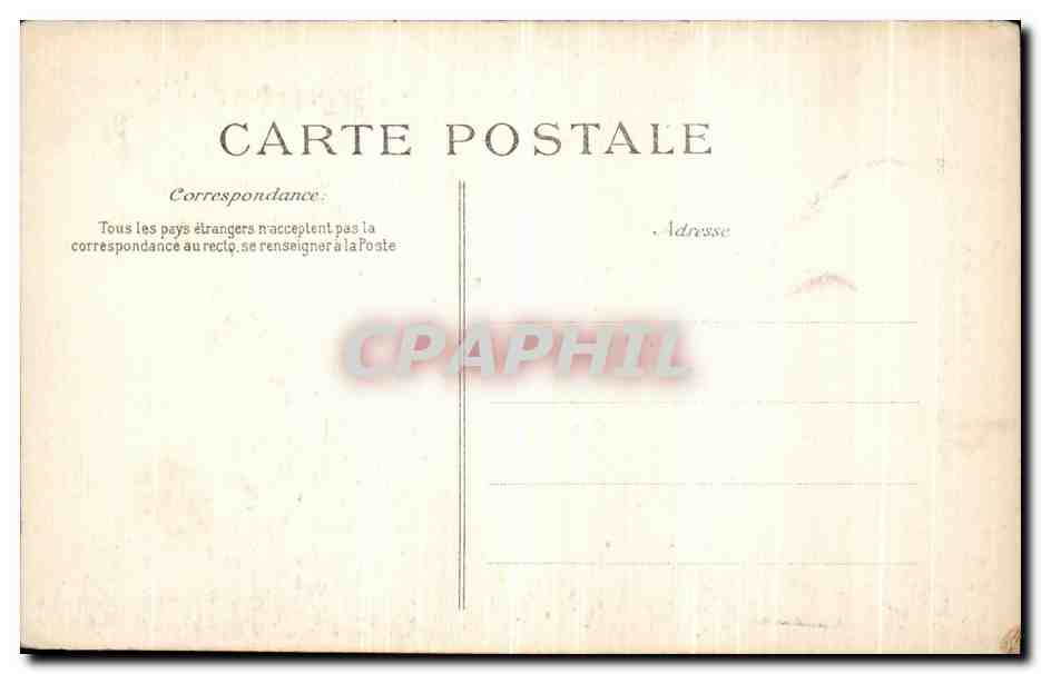 CPA Paris Palais de Justice et Sainte Chapelle — Verso