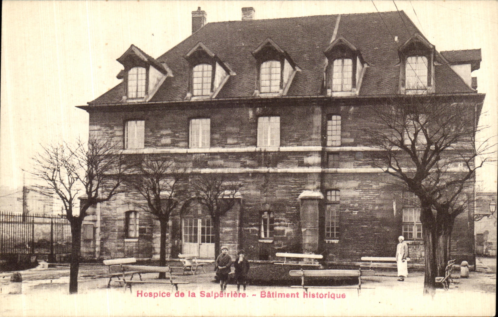 CPA Paris Hospice de la Salpetriere Batiment historique Hopital