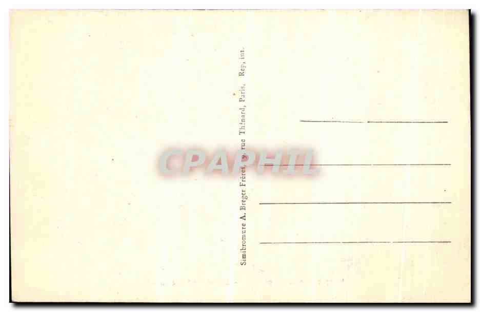 CPA Paris Hospice de la Salpetriere Batiment historique Hopital — Verso