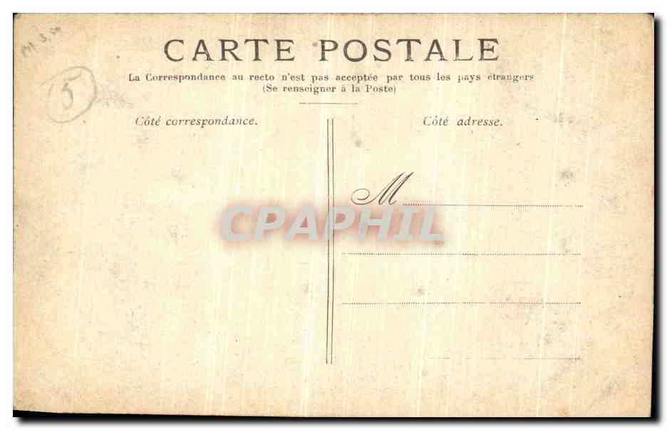 CPA Paris Saint Germain Auxerrois — Verso