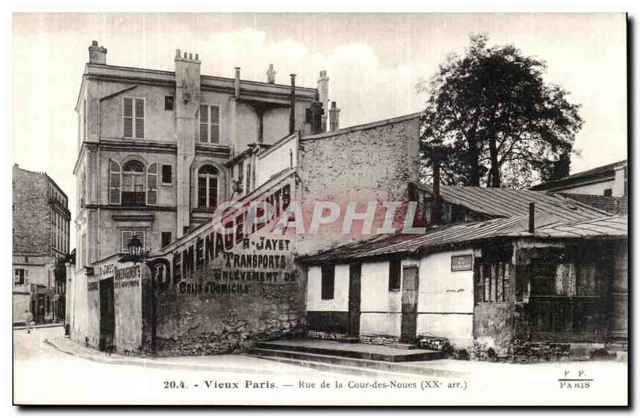 CPA Paris Vieux Rue de la Cour des Noues Montmartre